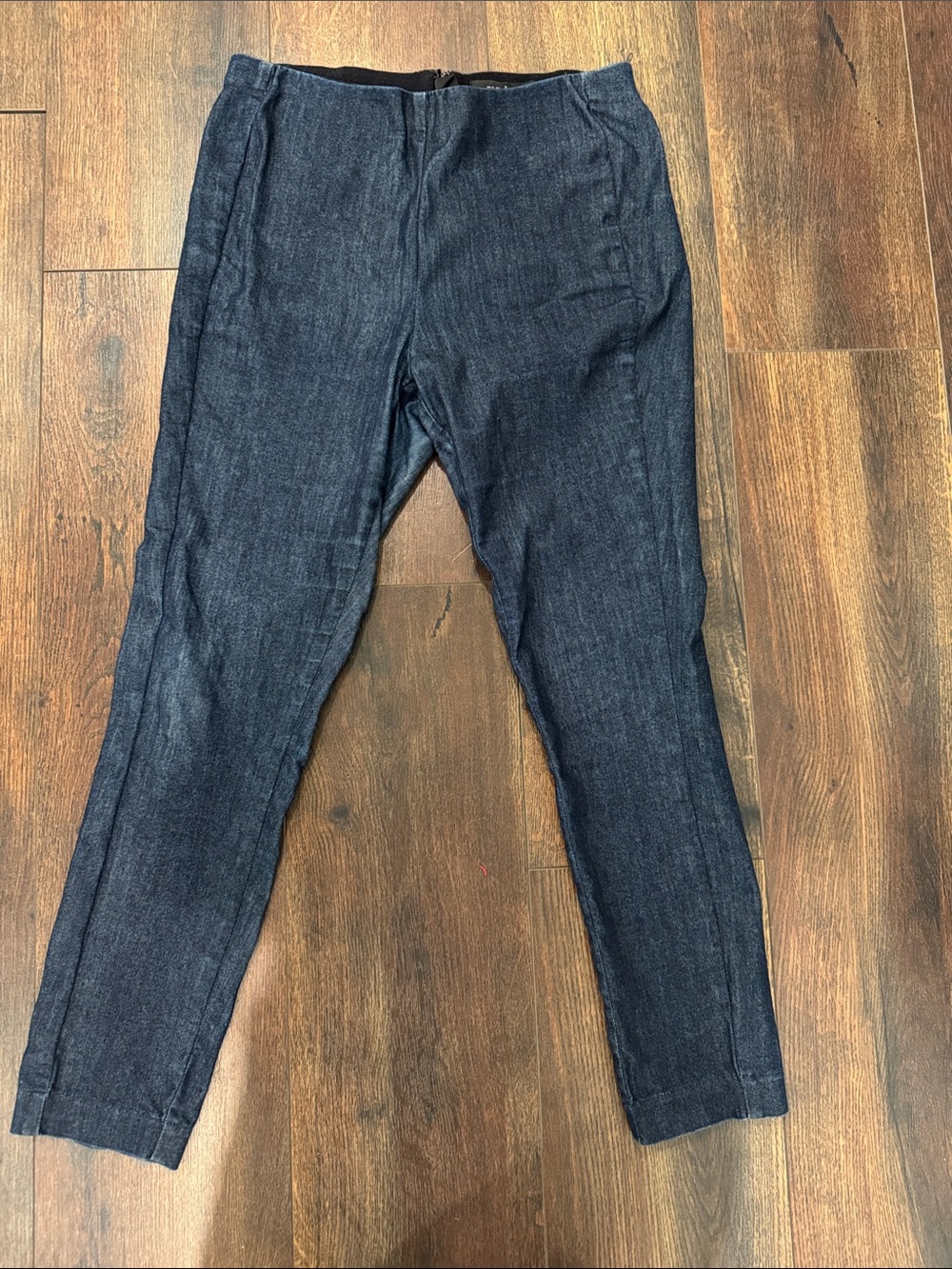 rag & bone Dark Indigo Skinny Pants nwot size 8 zip up back chic